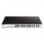 D-Link DGS-1210-28MP/E switch de rede gerido L2 Gigabit Ethernet (10/100/1000) Power over Ethernet (PoE) 1U preto, cinzento