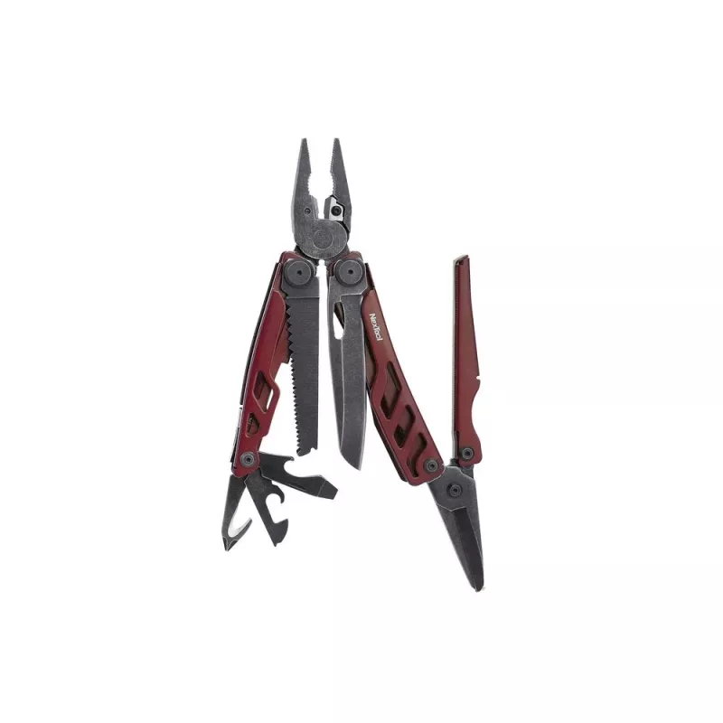 Multiferramenta Nextool FLAGSHIP Pro NE20279 16-em-1 multiferramenta dobrável, lâmina em aço inoxidável, fechada 11 cm, peso 245 g, vermelha, com bolsa de cinto