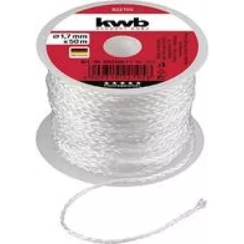 Fio de pedreiro KWB 1,7 mm branco 50 m - fio de marcação para layout e marcação