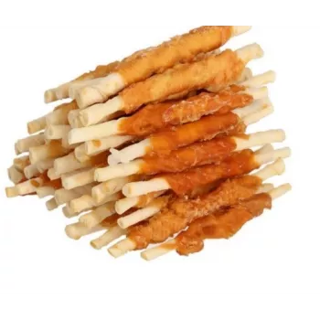 Snack para cães Hilton Chicken Wrap osso de pele branca 500 g – snack de mastigar natural, 500 g, proteína 60%, gordura 3,5%