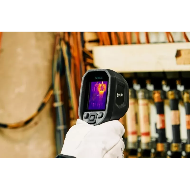 FLIR TG165-X MSX câmara térmica -25 a +300 °C 80 x 60 píxeis 8,7 Hz MSX®, luz LED integrada, câmara digital