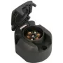 Tomada de reboque de 7 polos IWH 010207 20A 12V com caixa resistente ao choque