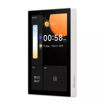 Painel de controlo inteligente Sonoff NSPanel Pro – Wi-Fi, Bluetooth, Zigbee, interface smart home de parede