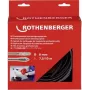 Mola de limpeza de tubos Rothenberger 72412 — 7,5 m de comprimento, 8 mm de diâmetro
