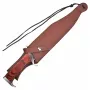 Faca de sobrevivência de lâmina fixa Cinema Classic CC-H3 Rambo III 425 mm, lâmina de aço, punho de Codura, bainha de couro