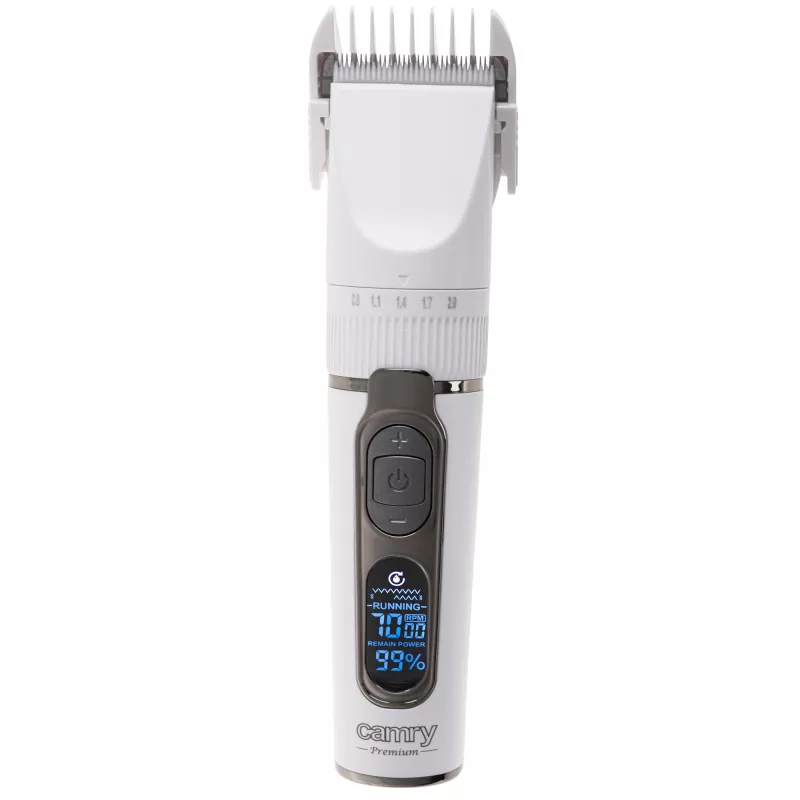 Máquina de cortar cabelo sem fios Camry CR 2841 com visor LCD e 6 definições de comprimento