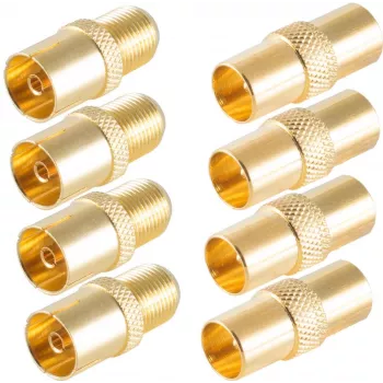 Conector coaxial ShiverPeaks BS15-301514 8 unid.