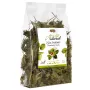Petiscos de feno Alegia folhas de morango para roedores e coelhos, embalagem de 90 g, saco firme sem glúten