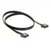 Cabo SATA DeLOCK 83841 0,5 m SATA III 7 pinos preto
