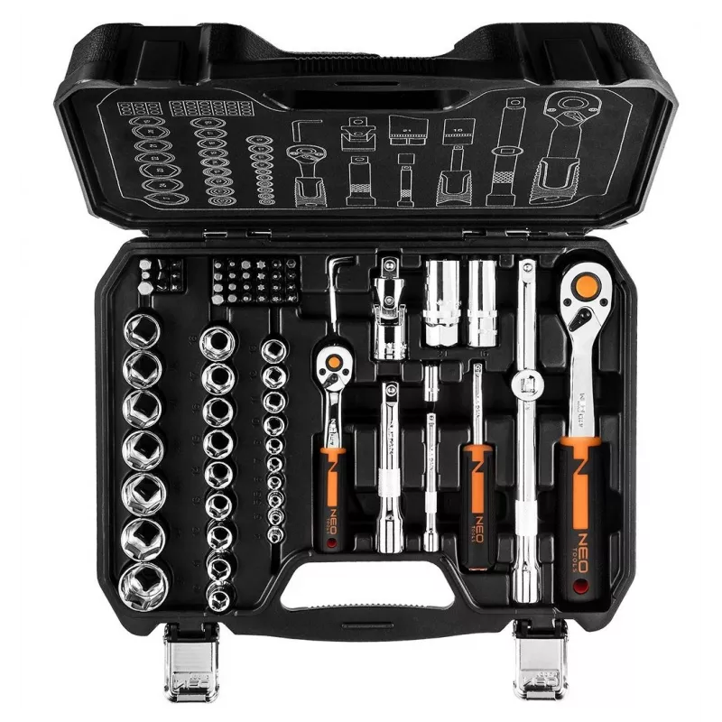 NEO tools 10-054 conjunto de chaves de caixa/catraca