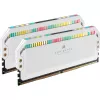 DIMM 64 GB DDR5-5200 2x 32 GB kit duplo branco Dominator Platinum RGB INTEL XMP