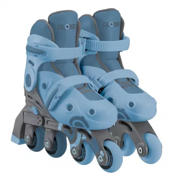 Patins de aprendizagem 2 em 1 Gr. 30-33, patins inline azul