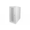 Caixa de computador Digitus com porta de vidro, com rodas, com fechadura, com ranhuras de ventilação