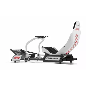 Cadeira gaming universal Playseat Formula Instinct F1 Edition assento acolchoado preto branco