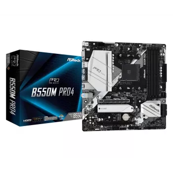 Placa-mãe ASRock B550M Pro4 AM4 Micro-ATX