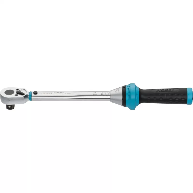 HAZET 5120-3CT - chave dinamométrica de clique - mecânica - 1/4 - 1 - 9 Nm - 4% - preto/azul (5120-3CT)