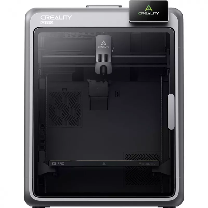Impressora 3D Creality K2 Pro — volume de impressão 300×300×400 mm, eixo Z duplo
