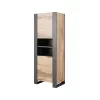 Estante WOOD 65x40x170,5 carvalho Wotan + antracite