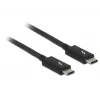Cabo Thunderbolt DeLOCK 84845 1 m 20 Gbit/s preto