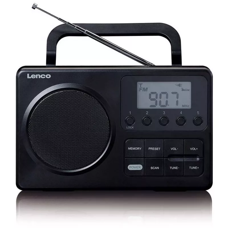 Lenco MPR-035BK rádio, preto
