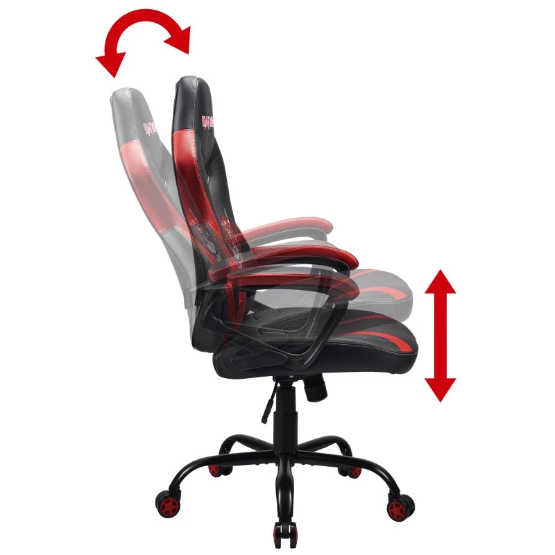 Cadeira de escritório Subsonic SA5573-IM1 assento acolchoado encosto acolchoado branco