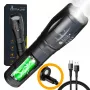 Lanterna de mão Extralink EX.30707 preta SMD LED 10W USB