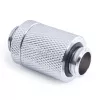 Alphacool ES D-Plug 25,5 mm de G1/4 macho para G1/4 macho, cromado