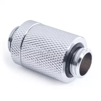Alphacool ES D-Plug 25,5 mm de G1/4 macho para G1/4 macho, cromado