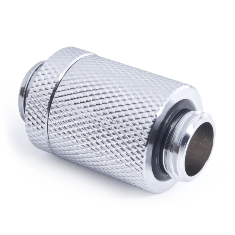 Alphacool ES D-Plug 25,5 mm de G1/4 macho para G1/4 macho, cromado
