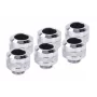 Kit de fittings Alphacool 17474 — conectores latão cromado, Ø 22 mm, altura 20 mm