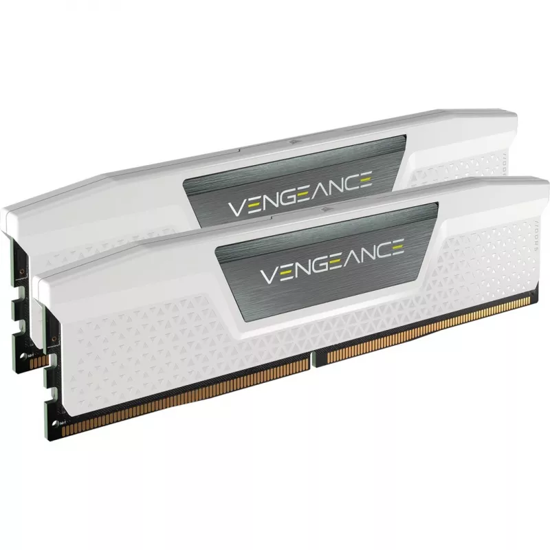 32 GB Corsair DIMM 5200 (2x 16 GB) Dual-Kit (branco CMK32GX5M2B5200C40W. Vengeance. INTEL XMP)