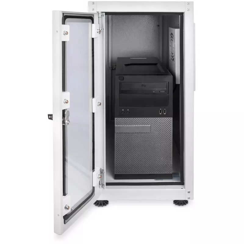 Caixa de computador Digitus com ventoinha de filtro integrada e pés niveladores