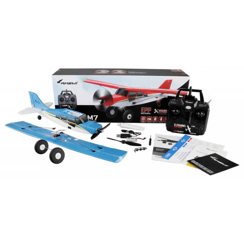 Avião radiomodelo Amewi Maule M7 motor elétrico