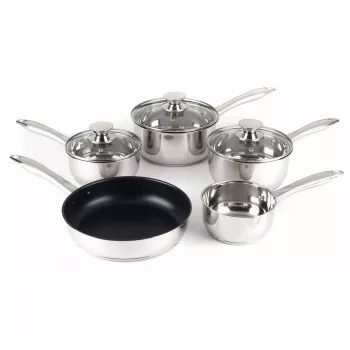 Conjunto de panelas Russell Hobbs BW06572EU72 — 5 peças em aço inoxidável