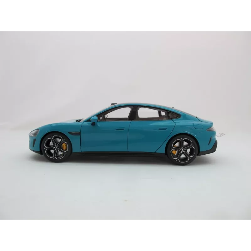Xiaomi SU7 carro em miniatura die-cast 1:18, Aqua Blue