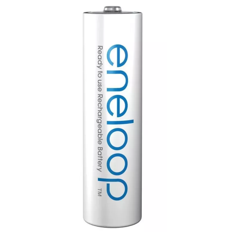 Pilhas recarregáveis PANASONIC ENELOOP AA 2000 mAh 4 unid. + estojo (BK-3MCDE/4CP+CASE)