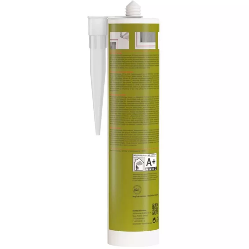 Vedante Flex MS 290ml, massa vedante branca, altamente flexível e pintável