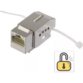 Módulo Keystone Renkforce KSV10 CAT 6 – tomada de rede RJ45 para instalações CAT6