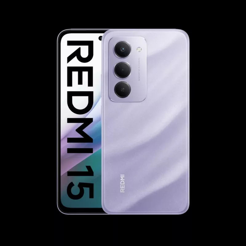 Xiaomi Redmi 15 4G (128GB, Viola Sabbioso, 6,90 polegadas, Dual-SIM Hybrid, 4G), Smartphone, violeta