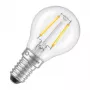 Osram LED Classic P 25 Filament P 1.8W 827 clear E14 lâmpadas LED, forma de mini lâmpada clássica