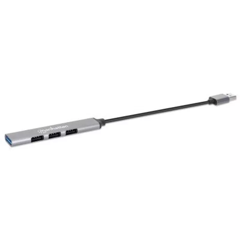 Hub Manhattan USB-A 4 portas, 4x portas USB-A (1x 5 Gbps USB 3.2 Gen1…