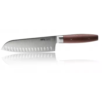Faca Santoku GEFU ENNO com ranhuras 18 cm