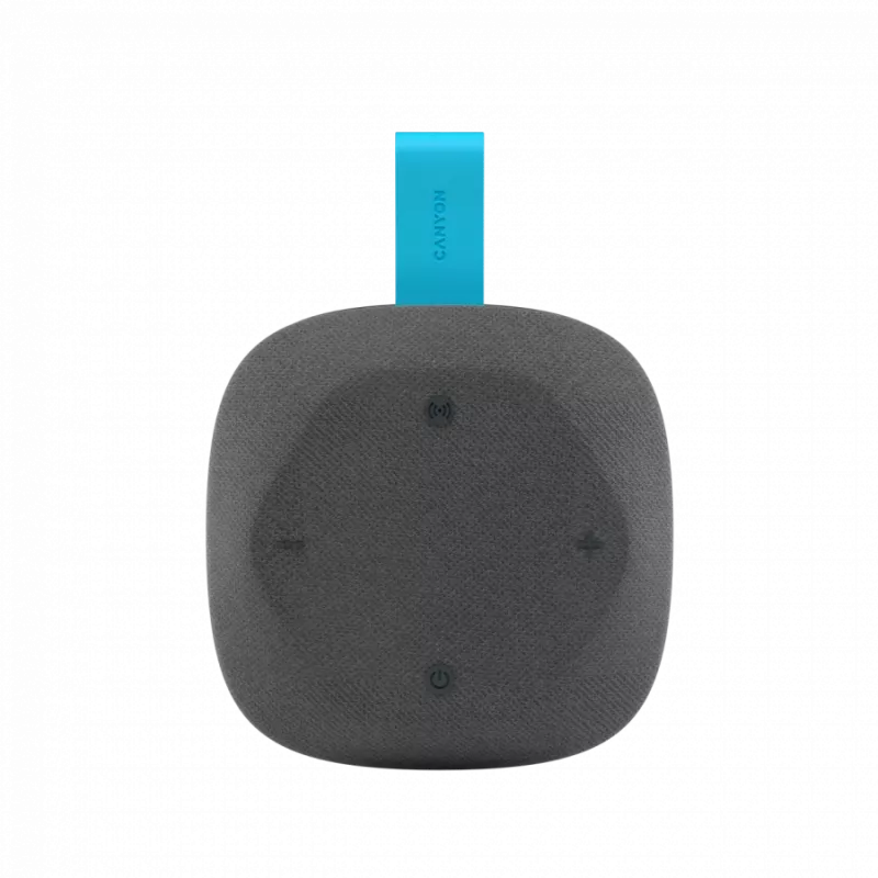 Canyon Hexagon 10 - Altifalante Bluetooth 5.3 - USB-C - leitor de cartões - IPX5 - azul-cinzento