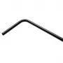 Tubo rígido Barrow 90° 630 mm para tubos de 14/12 mm, modelo TDWB-14, preto