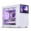 Jonsbo D31 Screen caixa de PC Micro-ATX, vidro temperado, branca