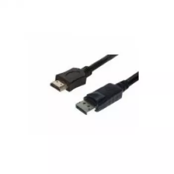 Adaptador de cabo de vídeo Helos 118779 5 m DisplayPort HDMI preto