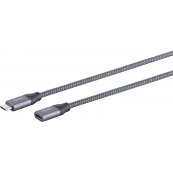 Cabo USB S/CONN 13-46010 USB 3.2 Gen 2x2 0,5 m preto