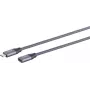 Cabo USB S/CONN 13-46010 USB 3.2 Gen 2x2 0,5 m preto