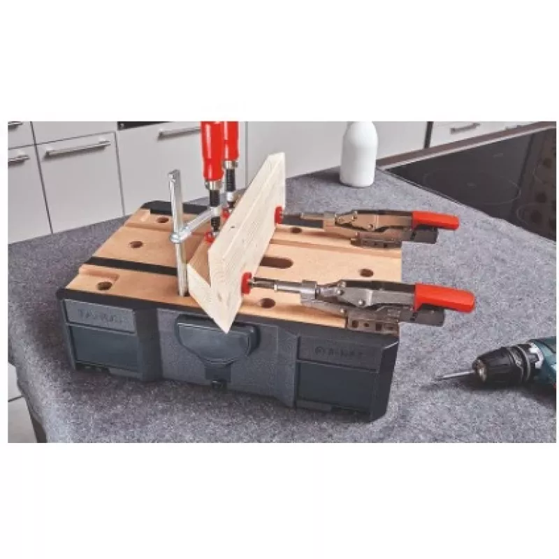 Grampo de fixação BESSEY STC-S-MFT preto vermelho prateado madeira 14 unid.