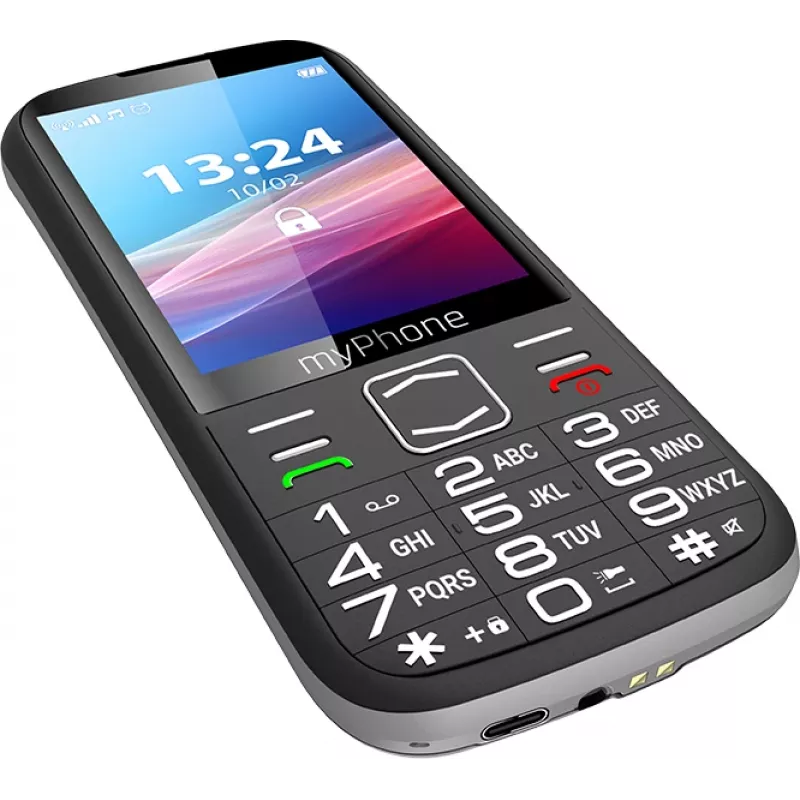 myPhone HALO 4 LTE | preto | 3,5 polegadas | TFT | 128 MB | 64 MB | Dual-SIM | 3G | Bluetooth | resolução da câmara principal 2 MP | 2500 mAh